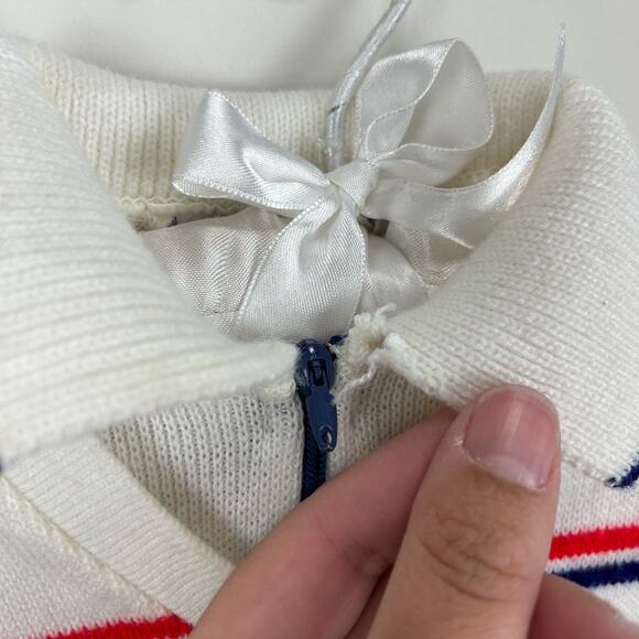 Vintage A Little Angel Knit Sweater Romper Set - Picture 10 of 11